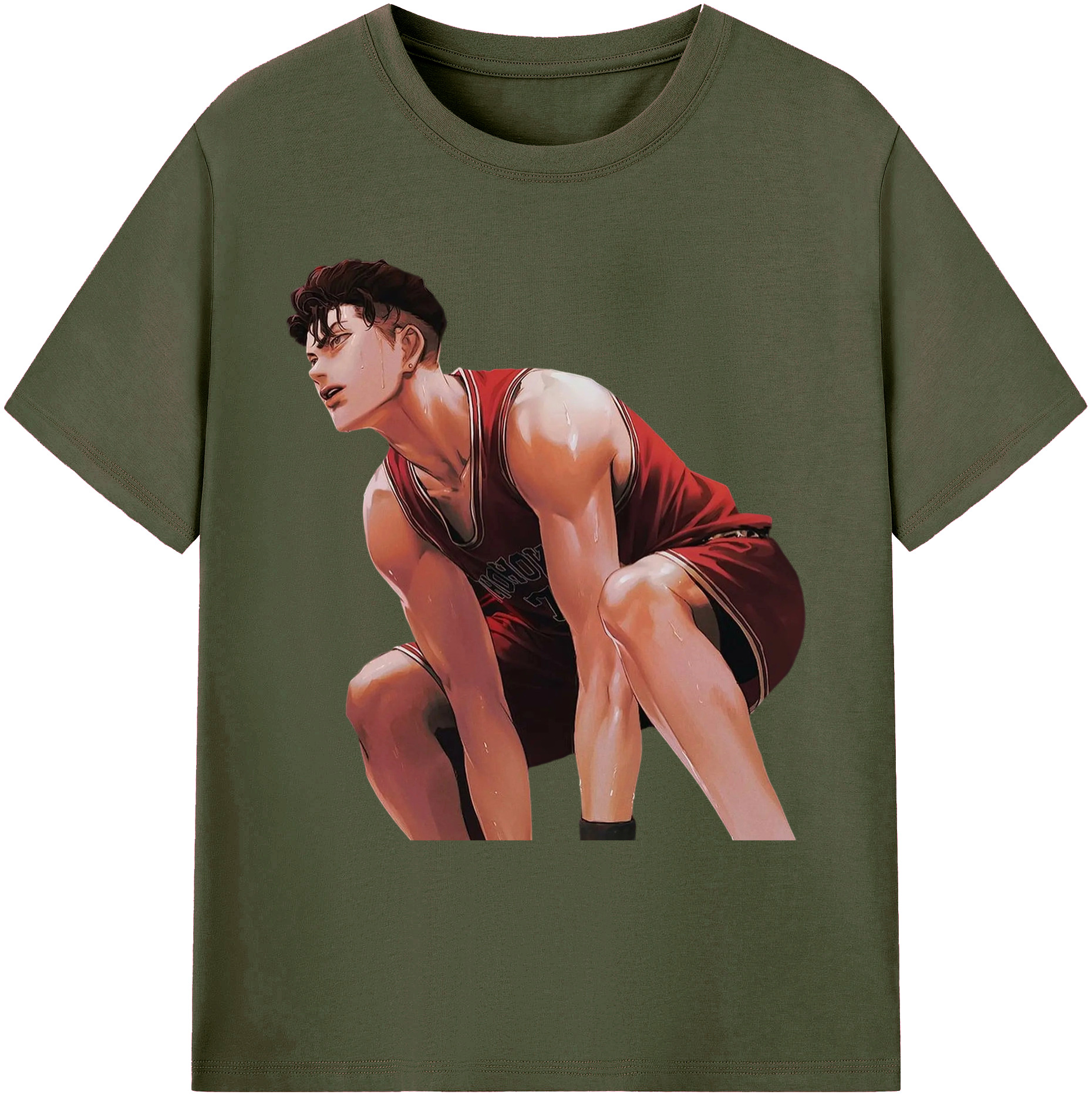 （画像用） SLAM DUNK／スラムダンク 綿100％ メンズ半袖Tシャツ｜肌触りやわらか＆通気性